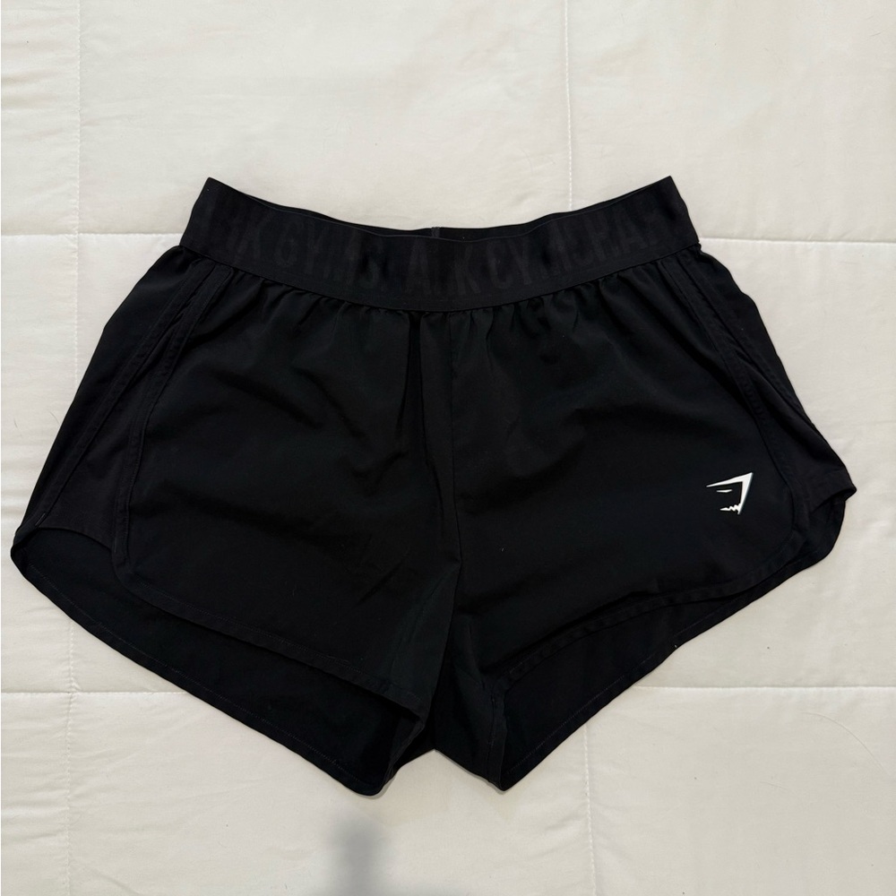 Gymshark Black Performance Athletic Shorts